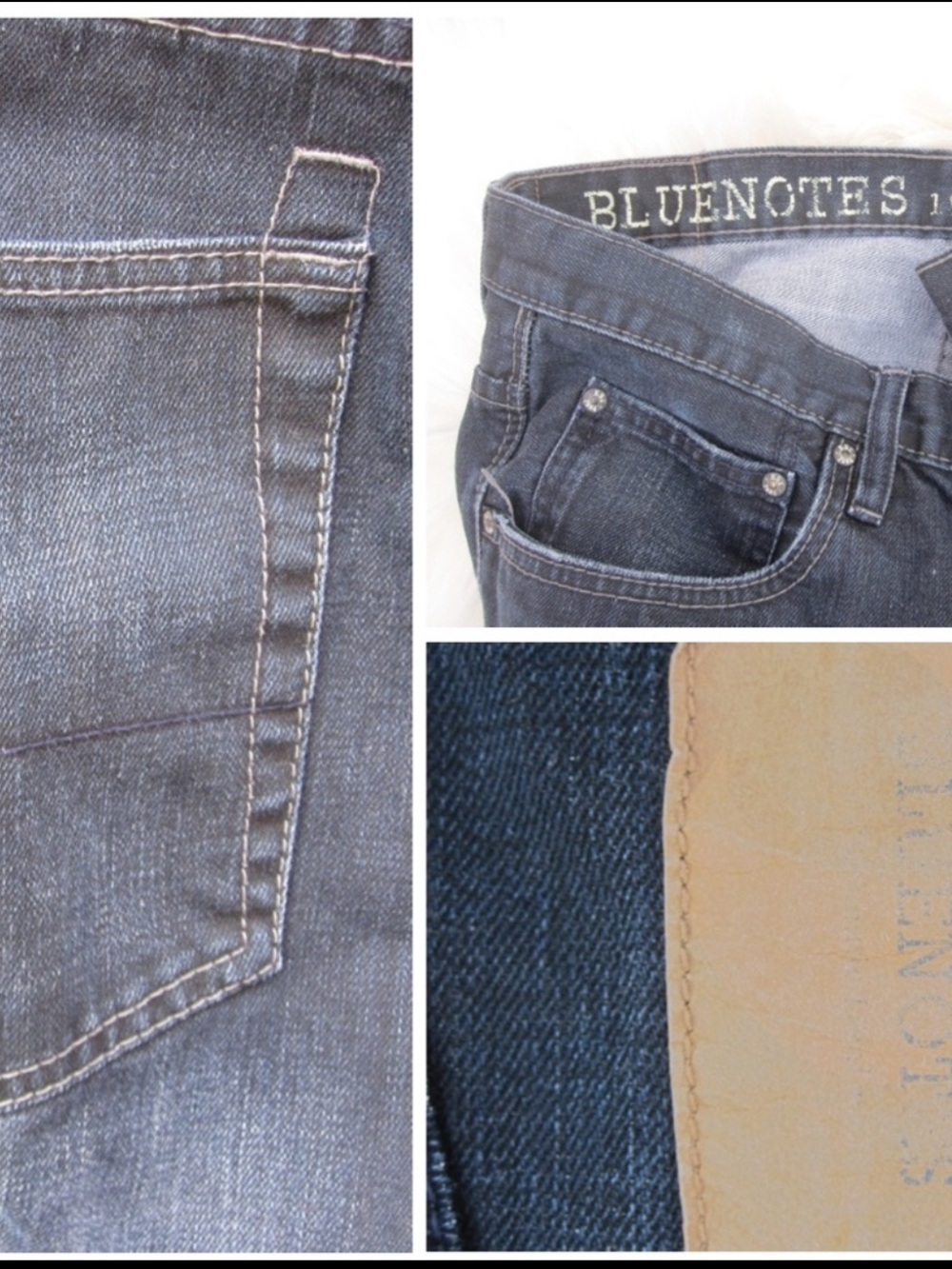 SALE!! 38/32 Men's Bluenotes black jeans